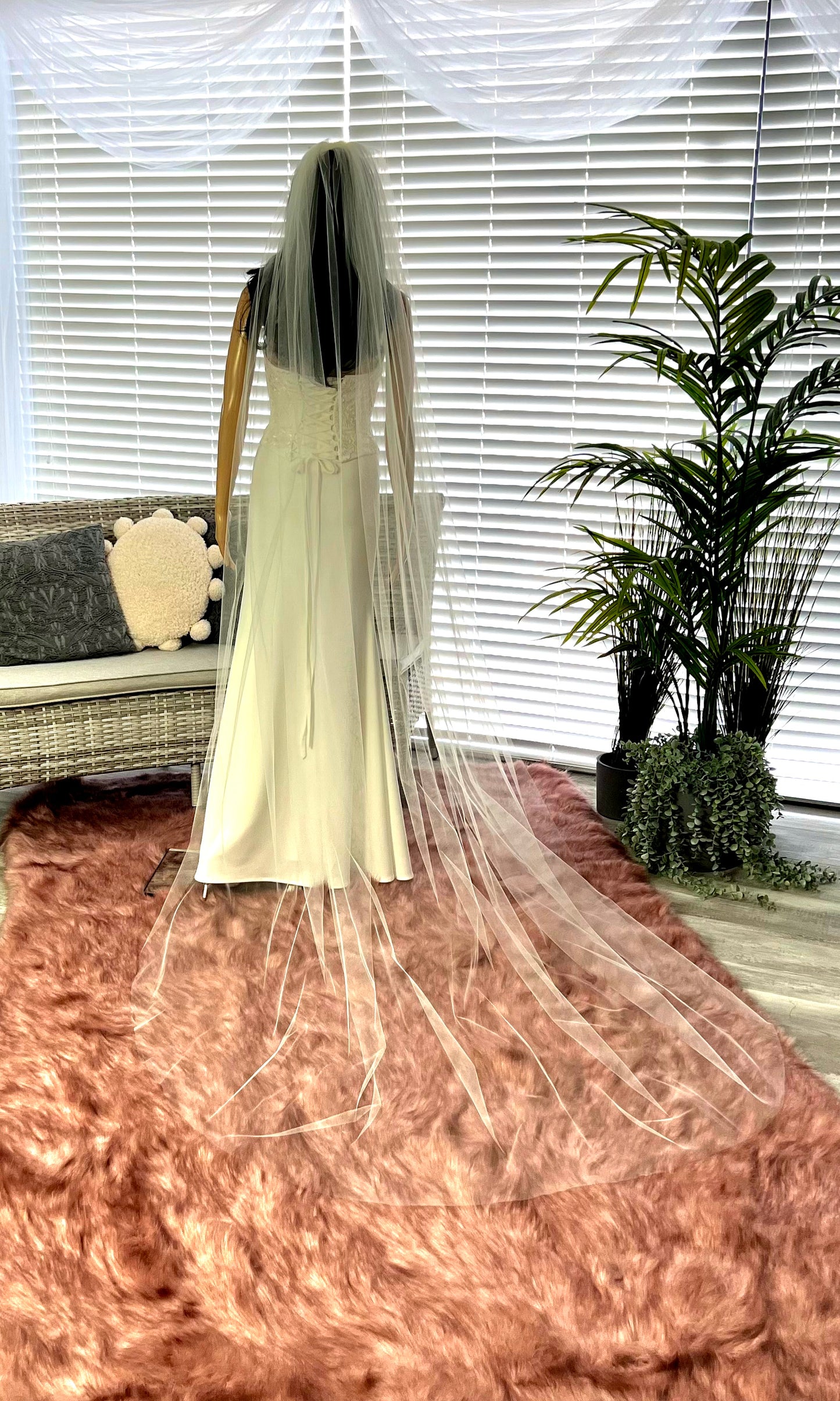 Church Length Veil (2.6m)